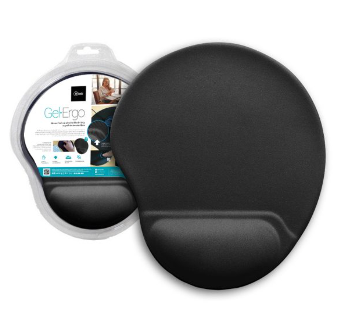 Mousepad Gel Ergonomico Microlab 8982 Negro – imagen 2