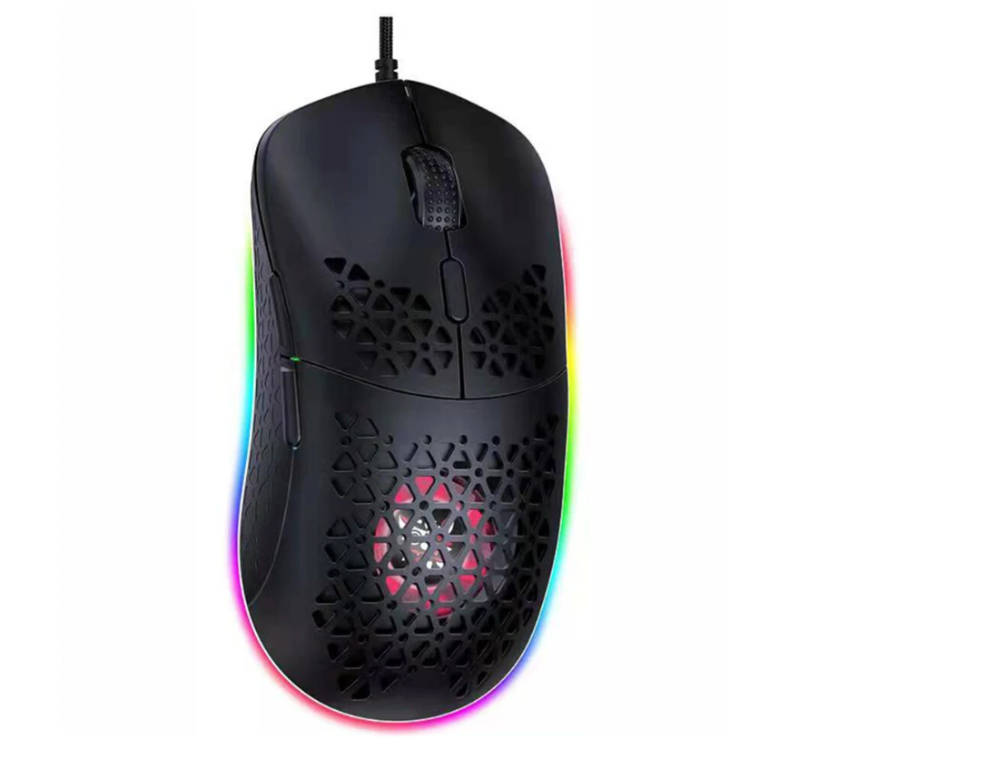 Mouse Gamer Onikuma Cw911 Rgb Ventilación Negro – imagen 2
