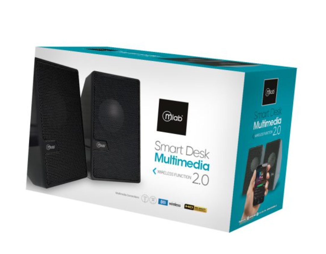 Parlantes Microlab Multimedia Smart Desk Bluetooth Usb 3.5mm Negro – imagen 2