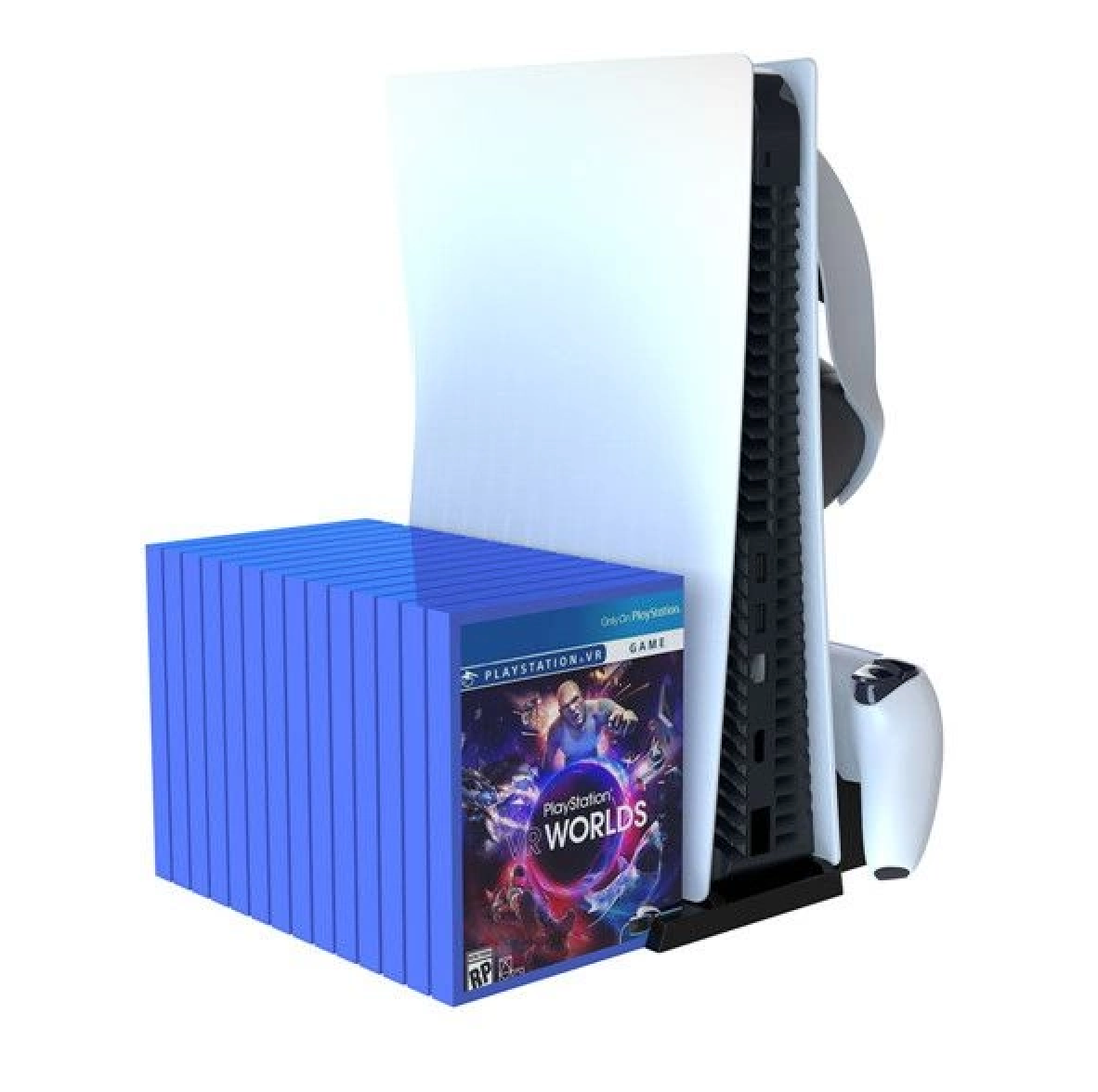 Soporte Estacion Multifuncional Cargador Ps5 Ipega PG-P5009 Blanco – imagen 2