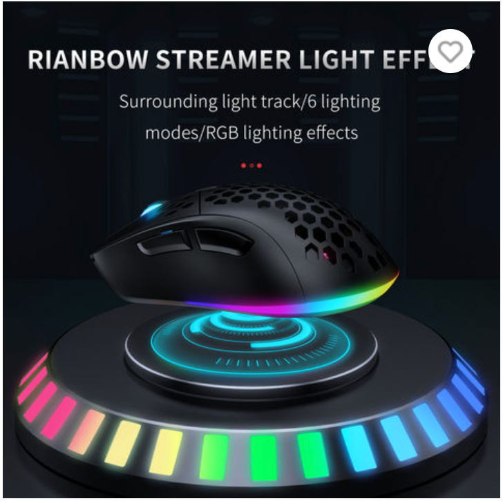 Mouse Gamer Onikuma Cw906 Inalámbrico Rgb Negro – imagen 5