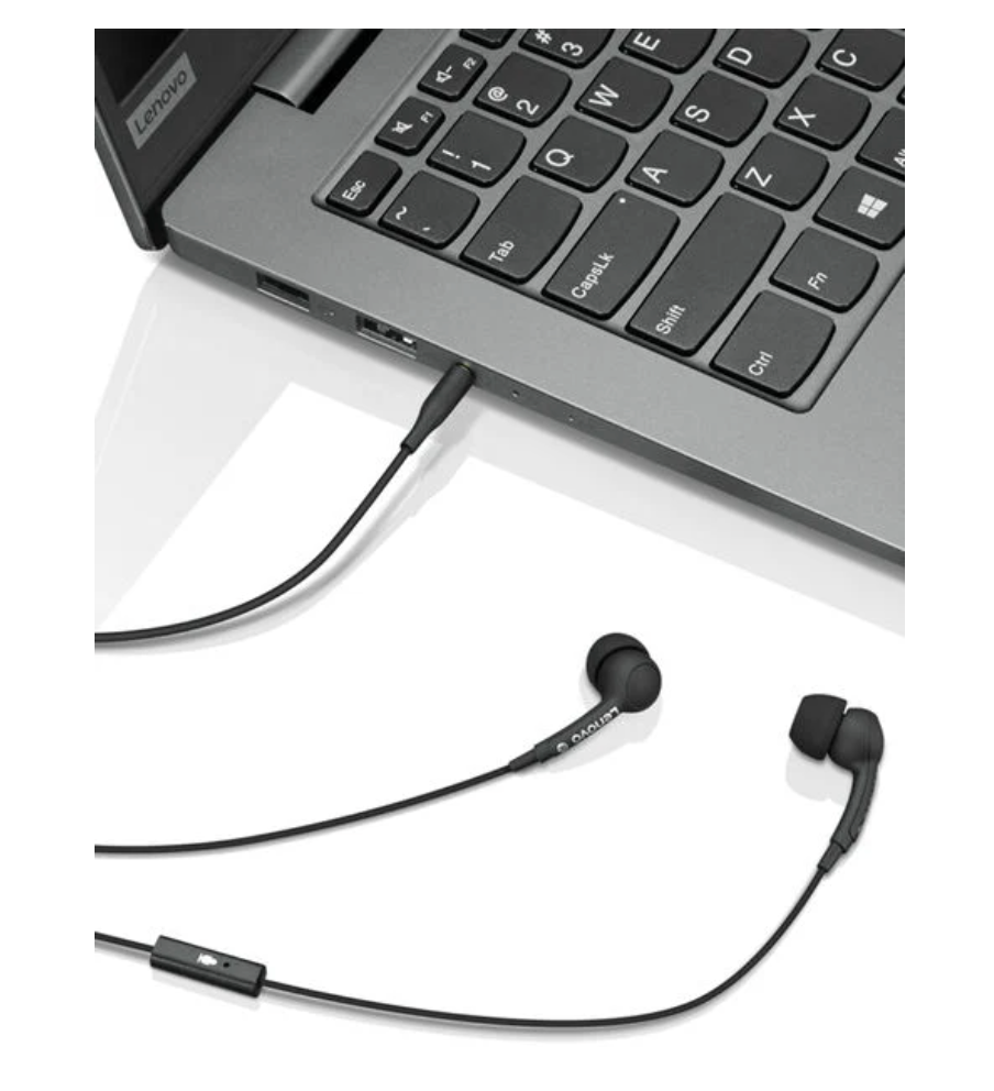 Audífonos Lenovo 100 In Ear jack 3.5 mm 1.5 m Negro – imagen 3