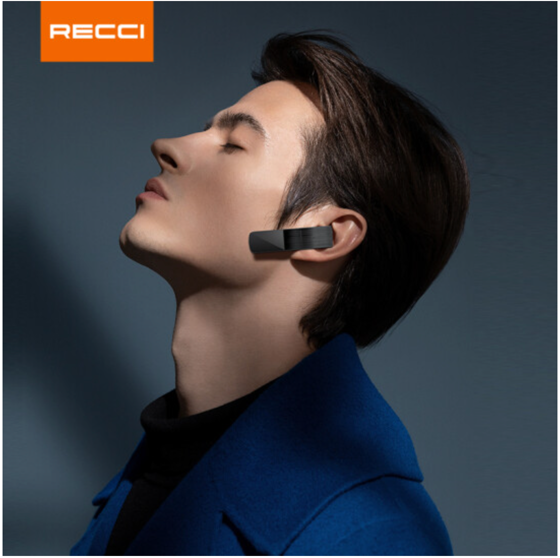 Audífono Manos Libres Bluetooth 5.0 Recci REP-W19 Negro – imagen 3