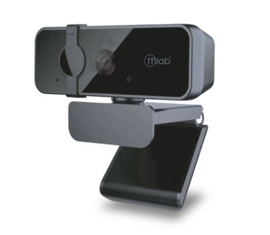 Camara Webcam Microlab 2K Ultra HD 9130 Tripode Negro – imagen 4