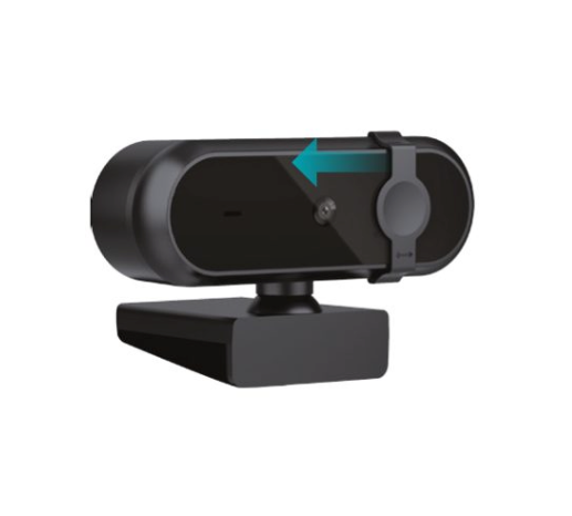 Camara Webcam Microlab 1080p Full HD 9129 Tripode Negro – imagen 2