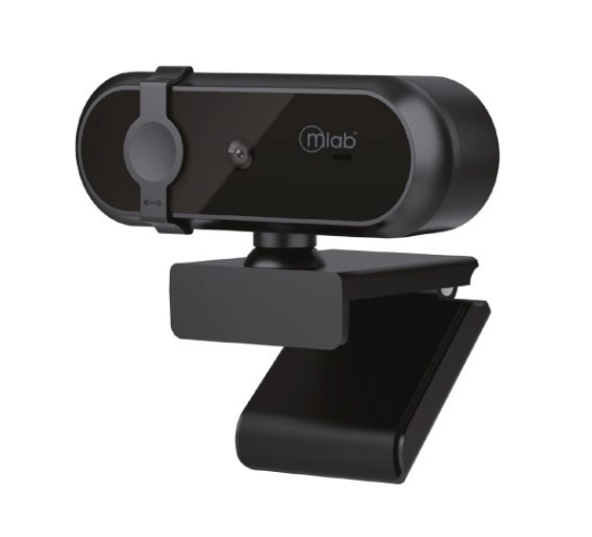 Camara Webcam Microlab 1080p Full HD 9129 Tripode Negro – imagen 3