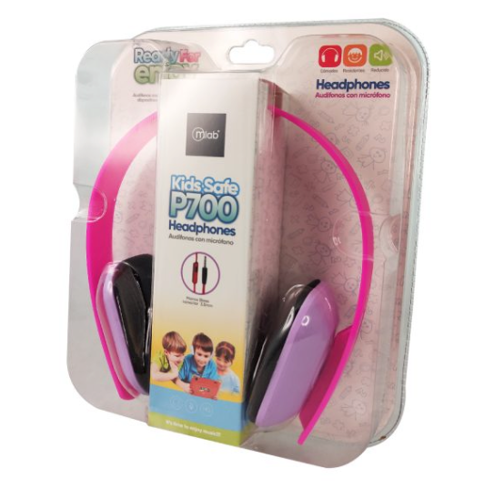 Audífonos Para Niños Microlab P700 Rosado – imagen 4