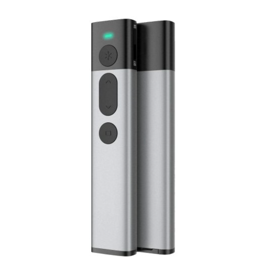 Presentador Inalámbrica Laser Metallic Pointer R600 Gris – imagen 4
