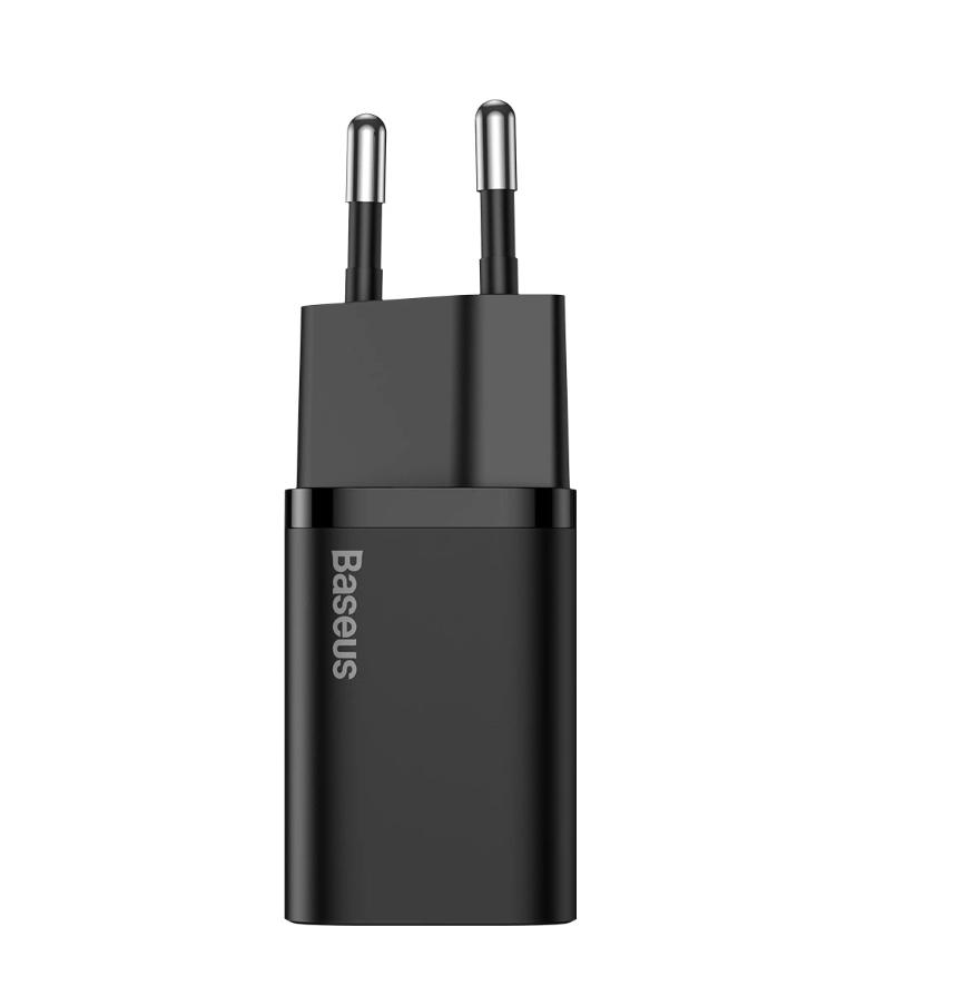 Cargador Baseus Super Si 25w Carga Rapida + Cable Tipo C Negro – imagen 4