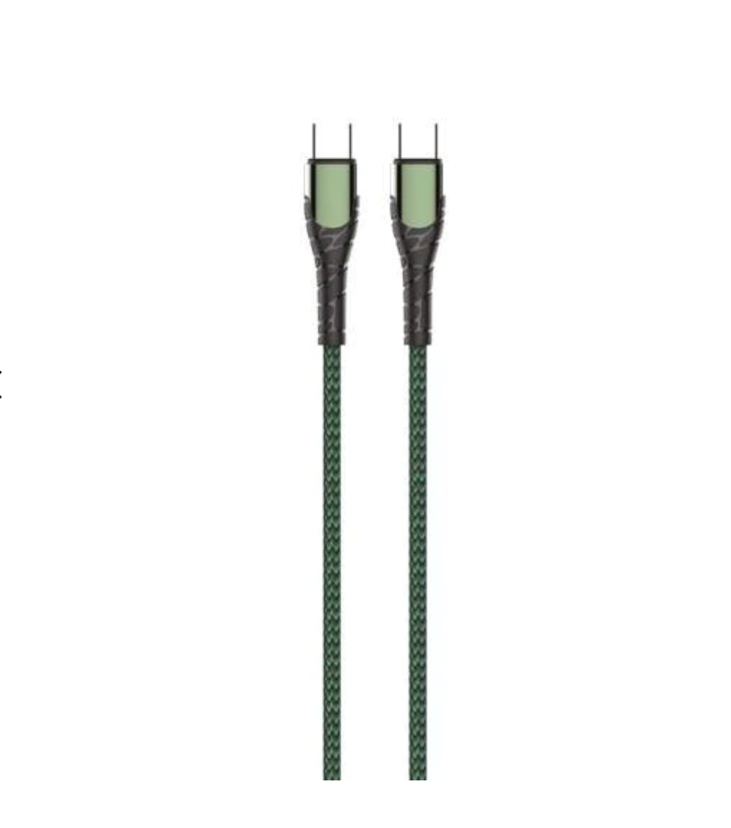 Cable Trenzado Usb Tipo C a Tipo C PD 65w Cofolk 2 Metro Negro – imagen 3