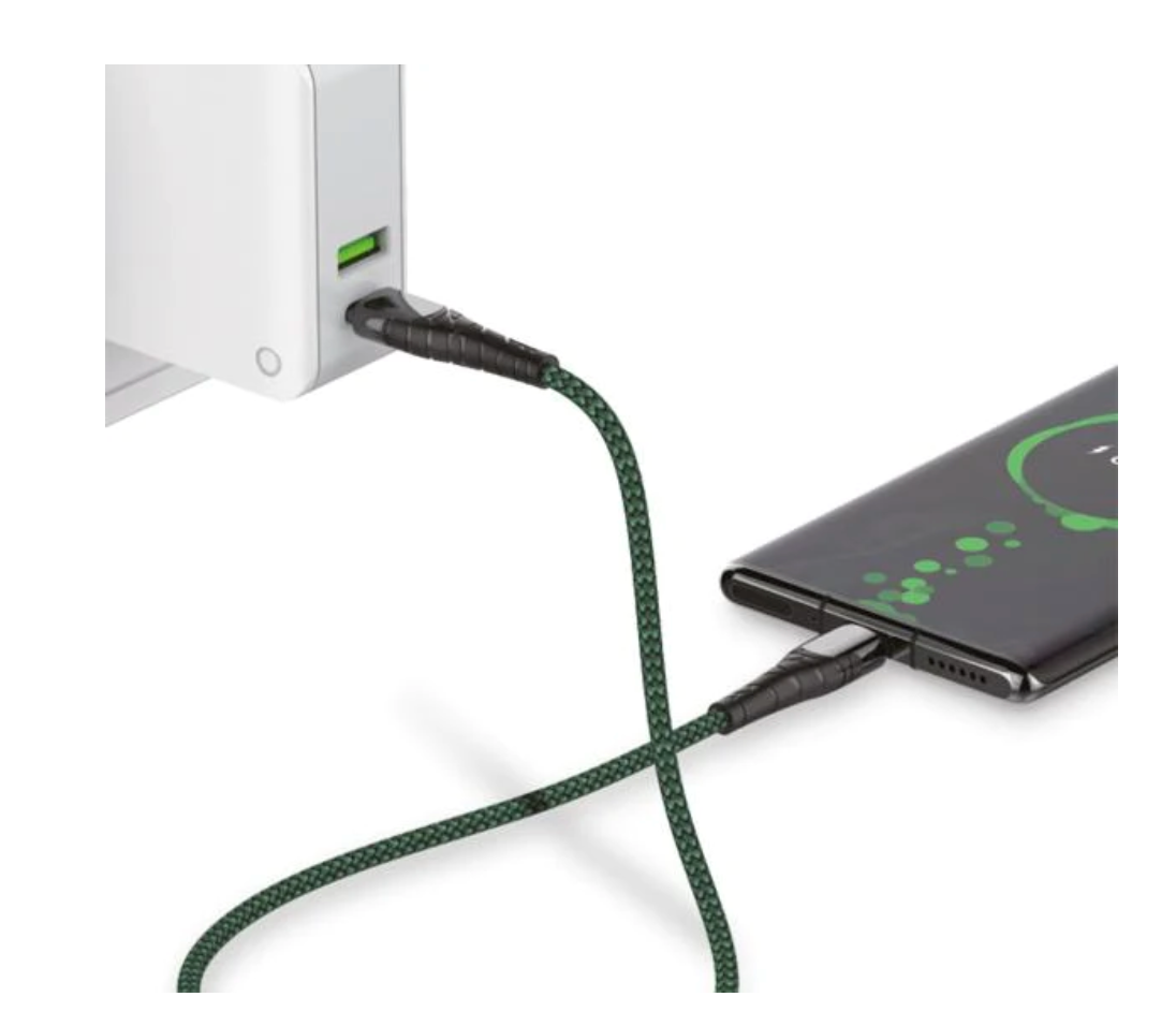 Cable Trenzado Usb Tipo C a Tipo C PD 65w Cofolk 2 Metro Negro – imagen 2