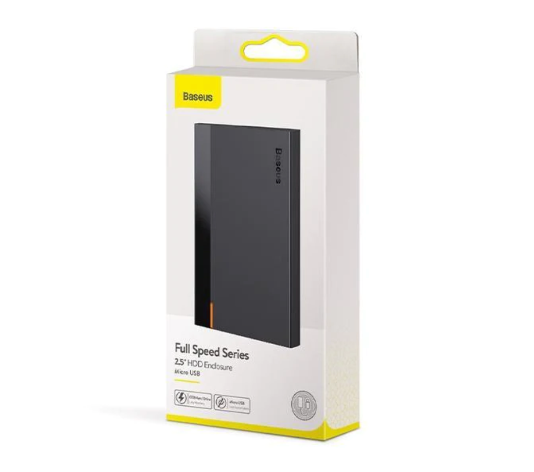 Cofre Disco Duros Sata 2,5 Micro B Baseus Gris – imagen 4