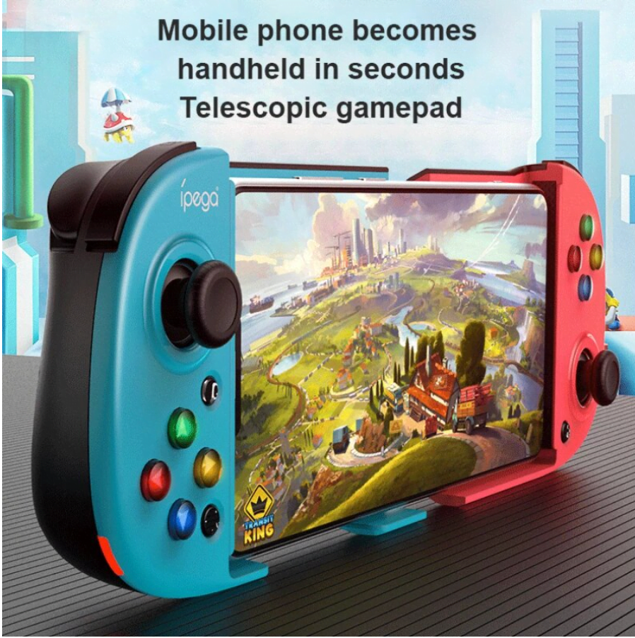 Control Joystick Bluetooth Ipega Pg-9217A Azul Rojo – imagen 5