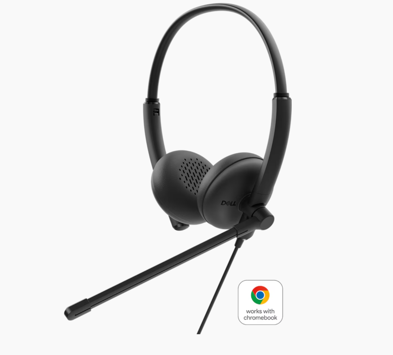 Audifonos Alambrico Dell Micrófono Wh125 Mic Usb Negro – imagen 2