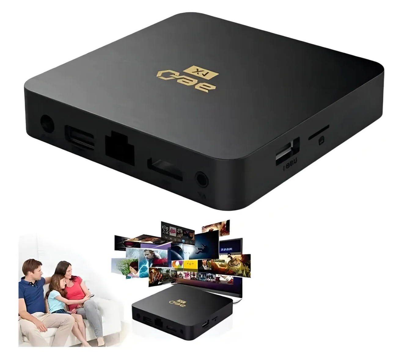 Android TV Box Android Q96 X1 4k Ultra 128 Gb + 8 gb Ram Negro – imagen 3