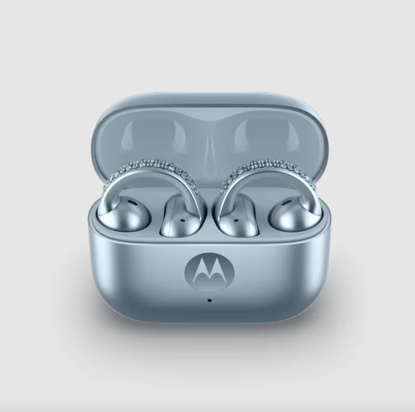 Audifonos Bluetooth Motorola Moto Buds Loop By Swarovski Azul – imagen 2