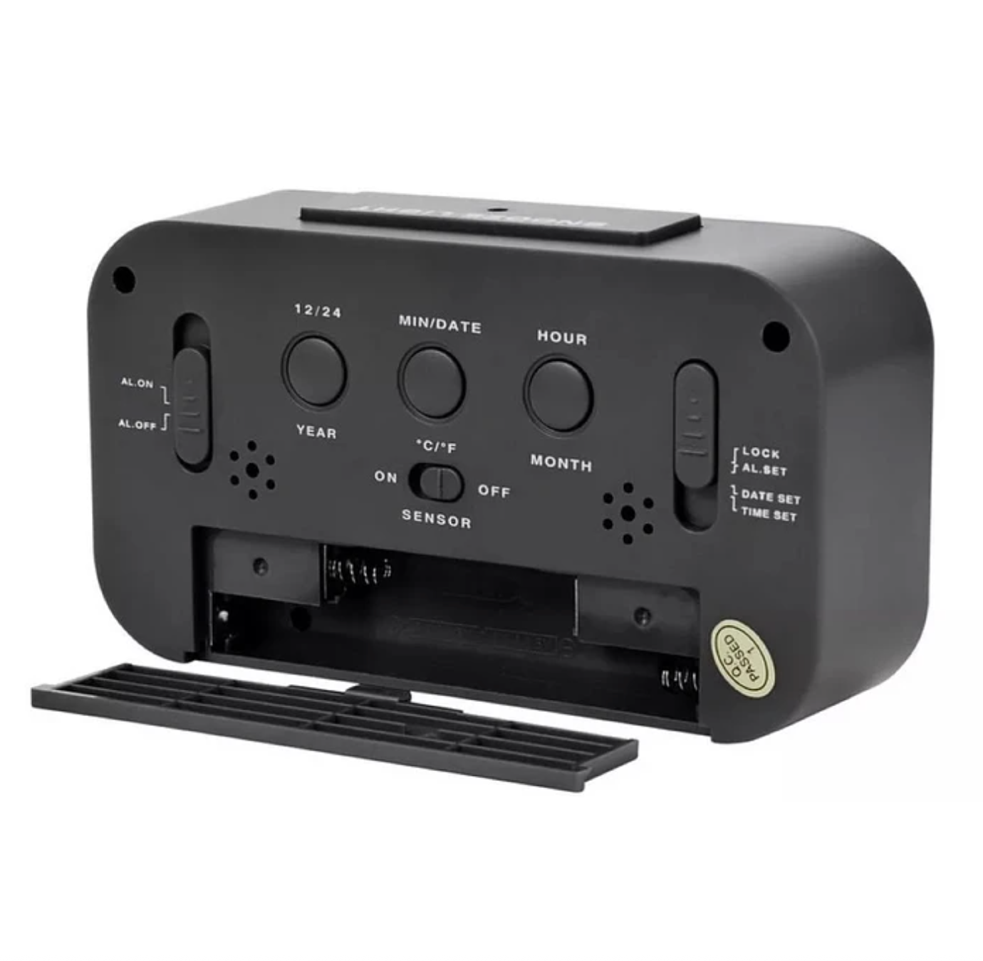 Reloj Despertador Tecnolab Tl305 Digital Pantalla Negro – imagen 2