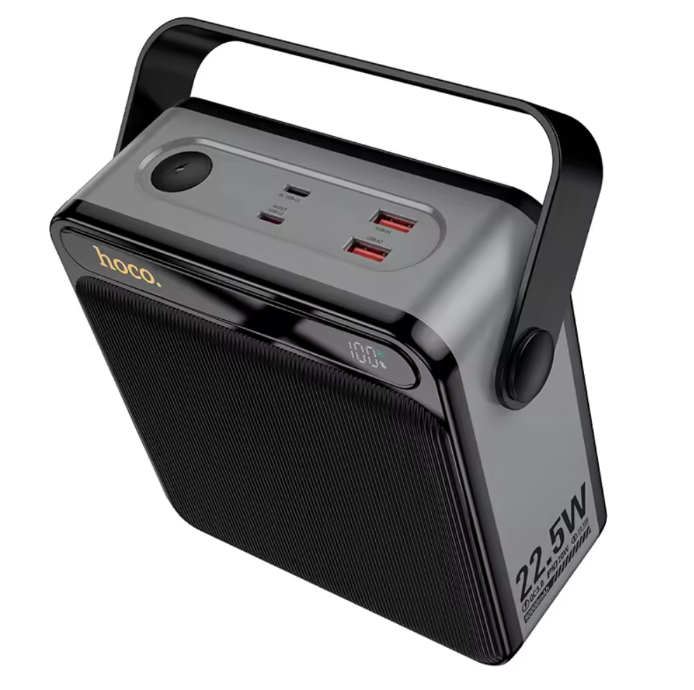 Powerbank Carga Rapida Hoco J161 Linterna 80000 Mah Negro – imagen 3