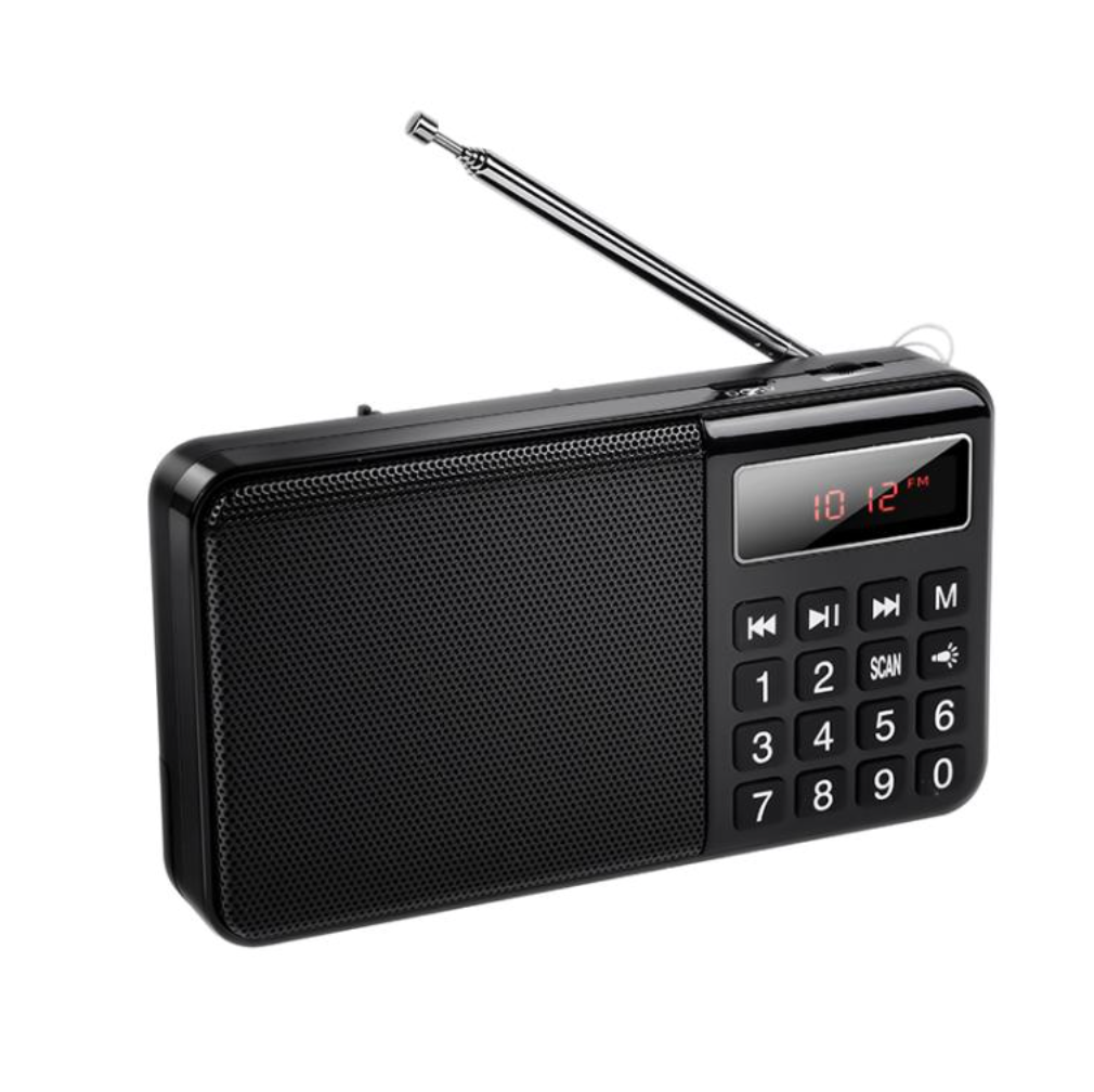 Radio Portatil Bluetooth Hoco Hi50 Am Fm Linterna 5w Negro