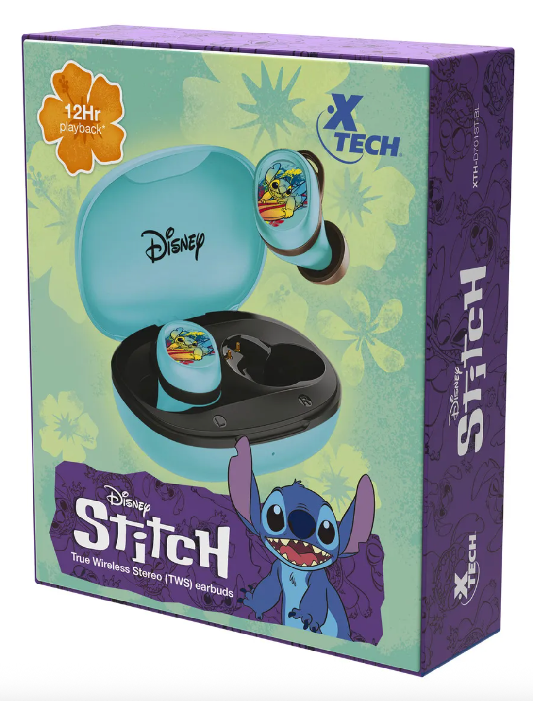 Audífonos In Ear Bluetooth Disney Stitch Tws Azul – imagen 4