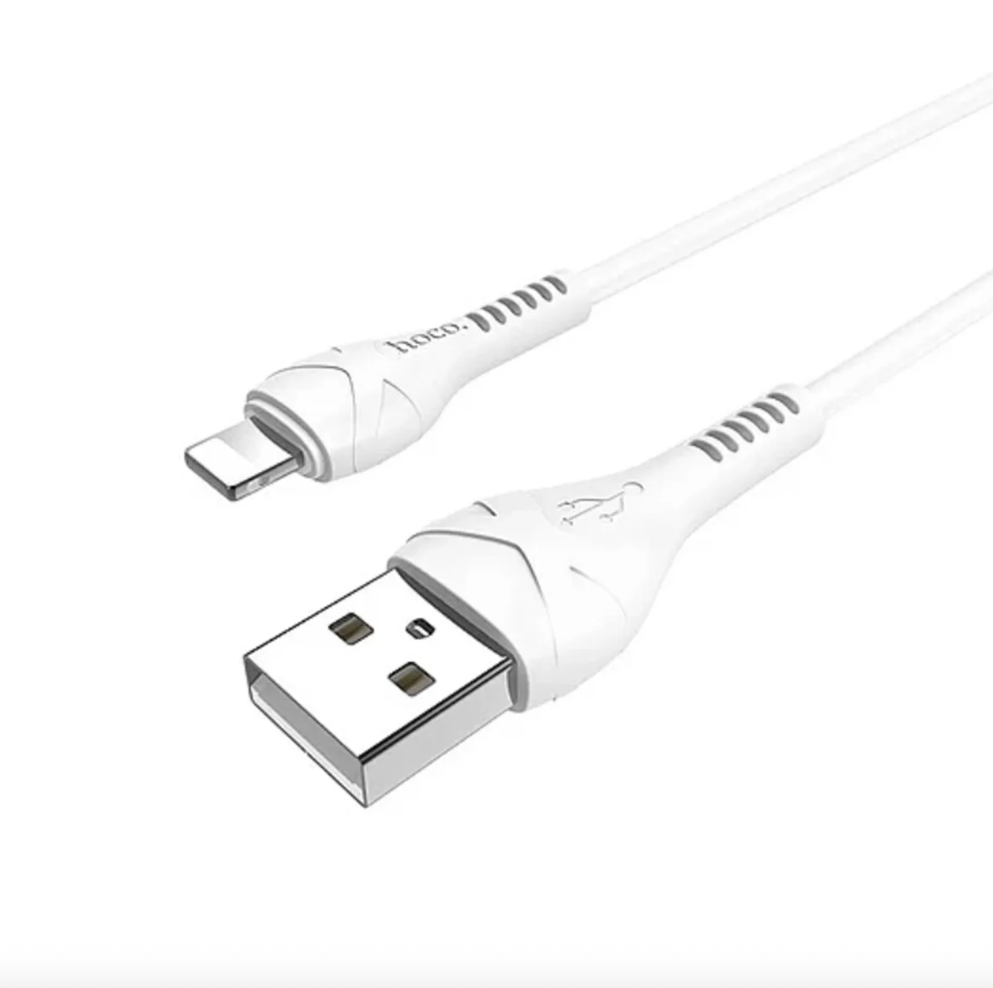 Cable Usb a Lightning Hoco X20 3 Metros Blanco – imagen 2
