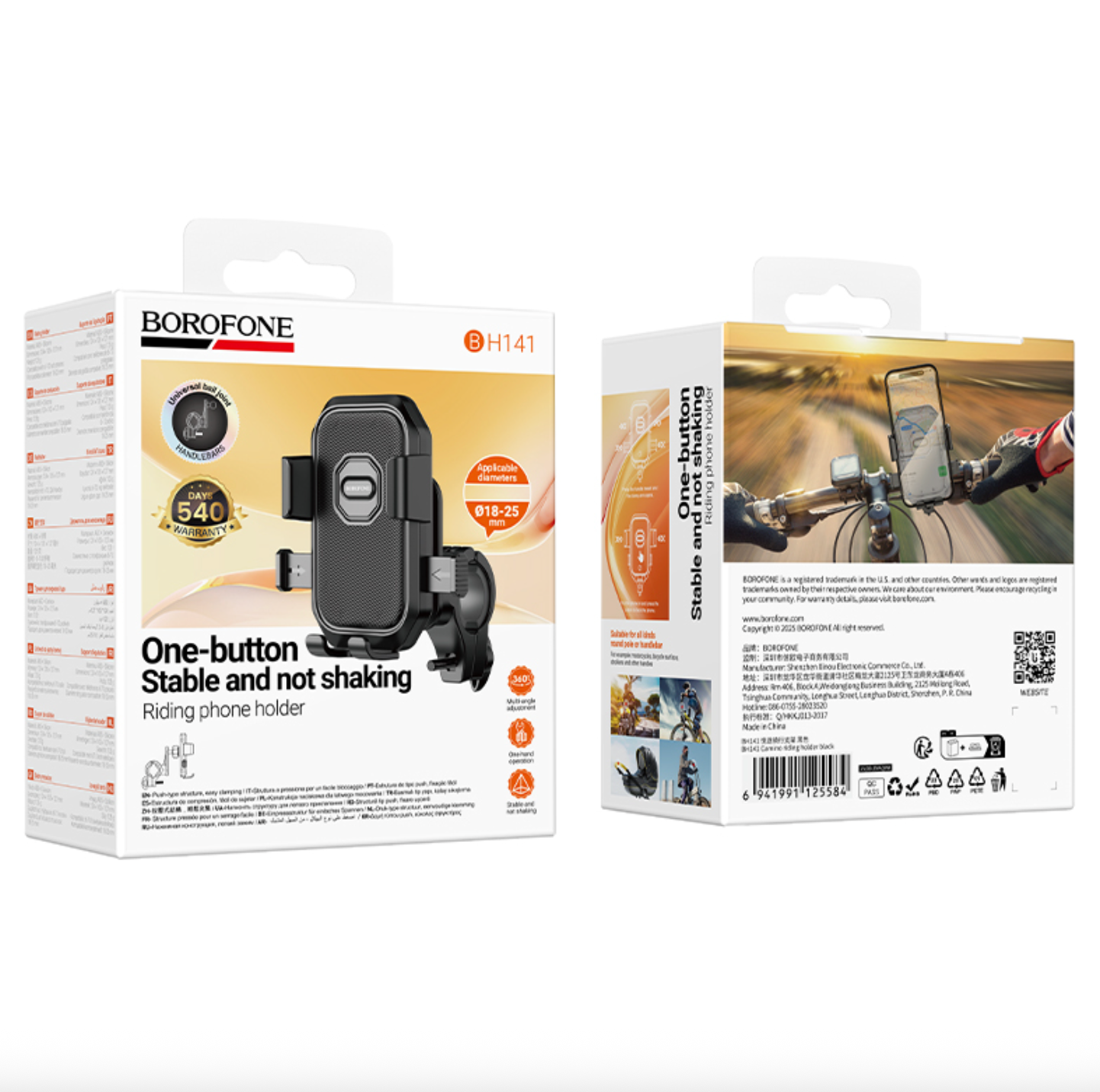 Soporte Para Bicicletas Coches Motos Borofone Bh141 Negro – imagen 2