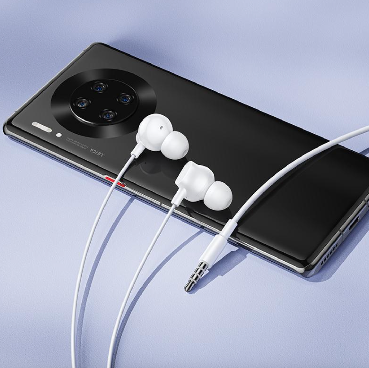 Audífonos In Ear Hoco M117 Con Gomita 3.5mm Blanco – imagen 2