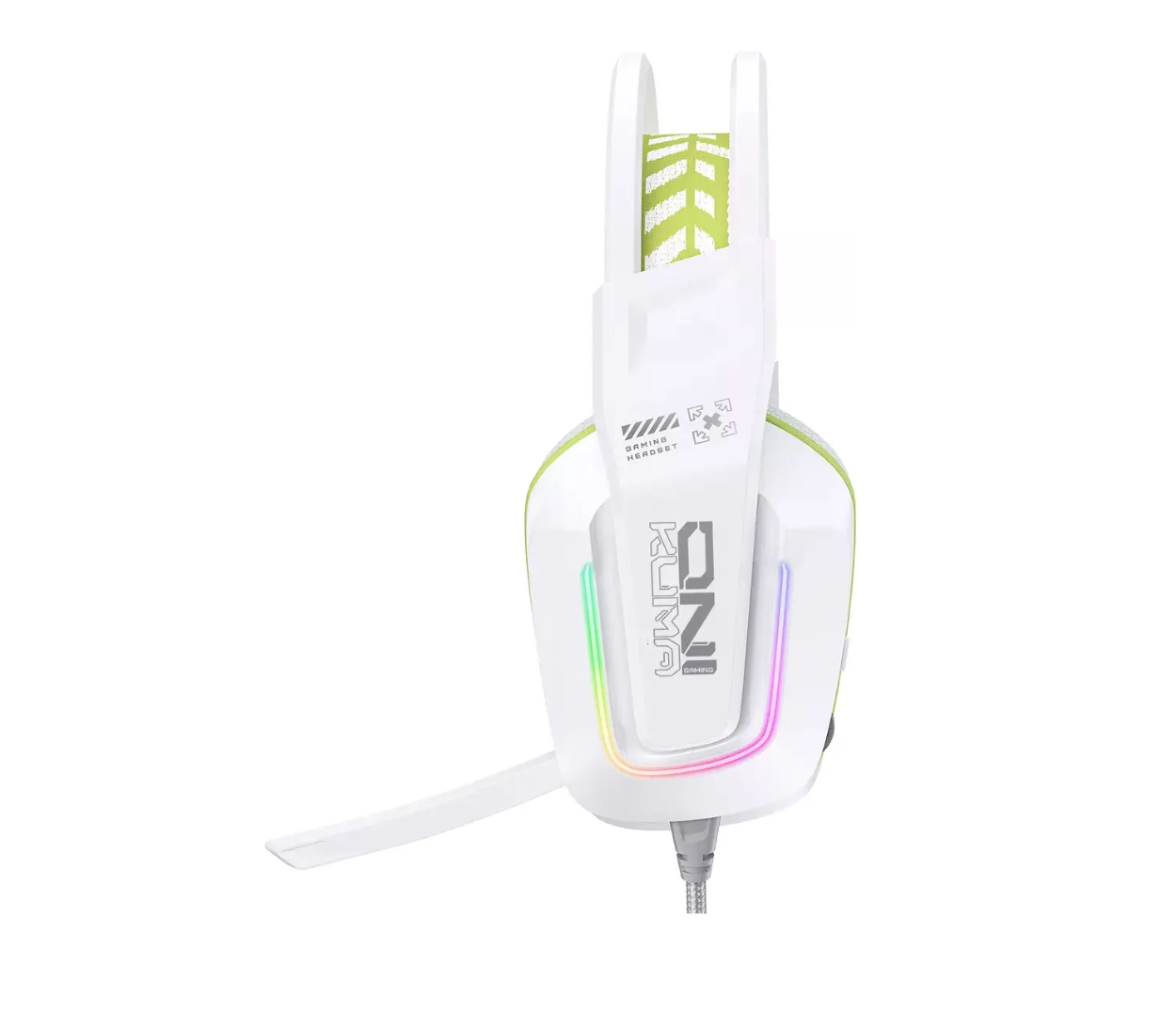 Audifonos Gamer Onikuma X13 Sonido Envolvente Micrófono Rgb Blanco – imagen 3