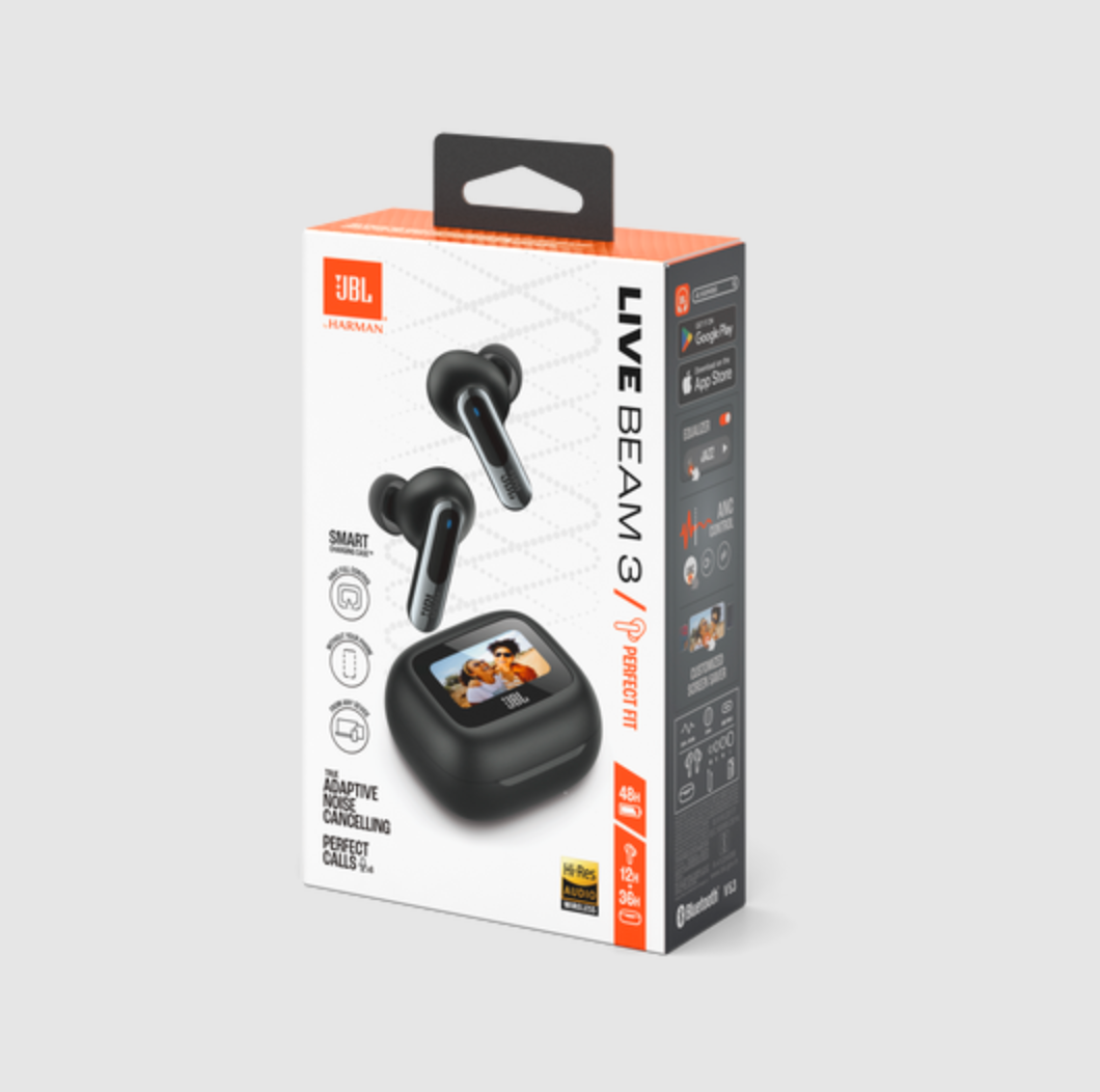 Audifonos In Ear Bluetooth Jbl Live Beam 3 Negro – imagen 2