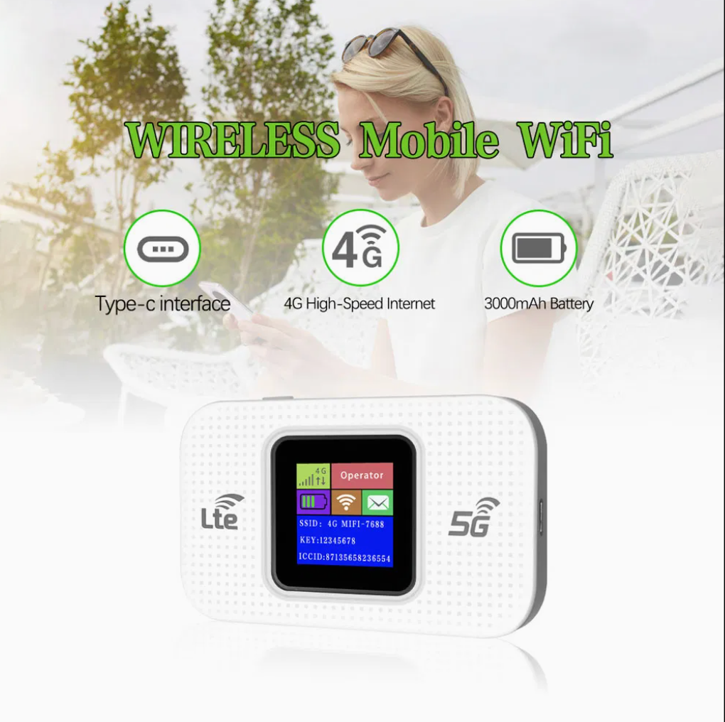 Modem Portatil Lte Mf680-e Pantalla Lcd Color Blanco – imagen 5