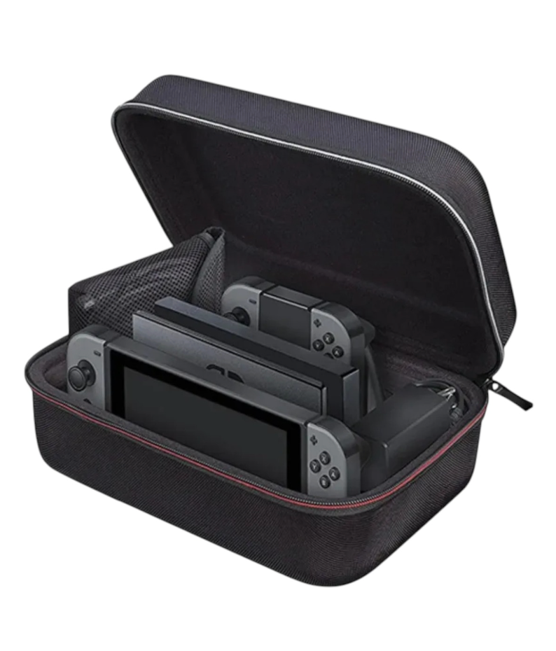 Bolso Maleta Protector Para Nintendo Switch / Oled Con Logo Negro