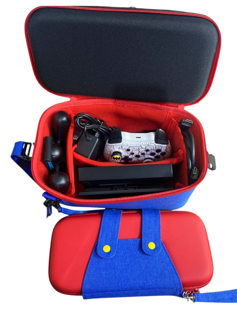 Bolso Maleta Protector 2 en 1 Para Nintendo Switch 2 Con Correa Mario