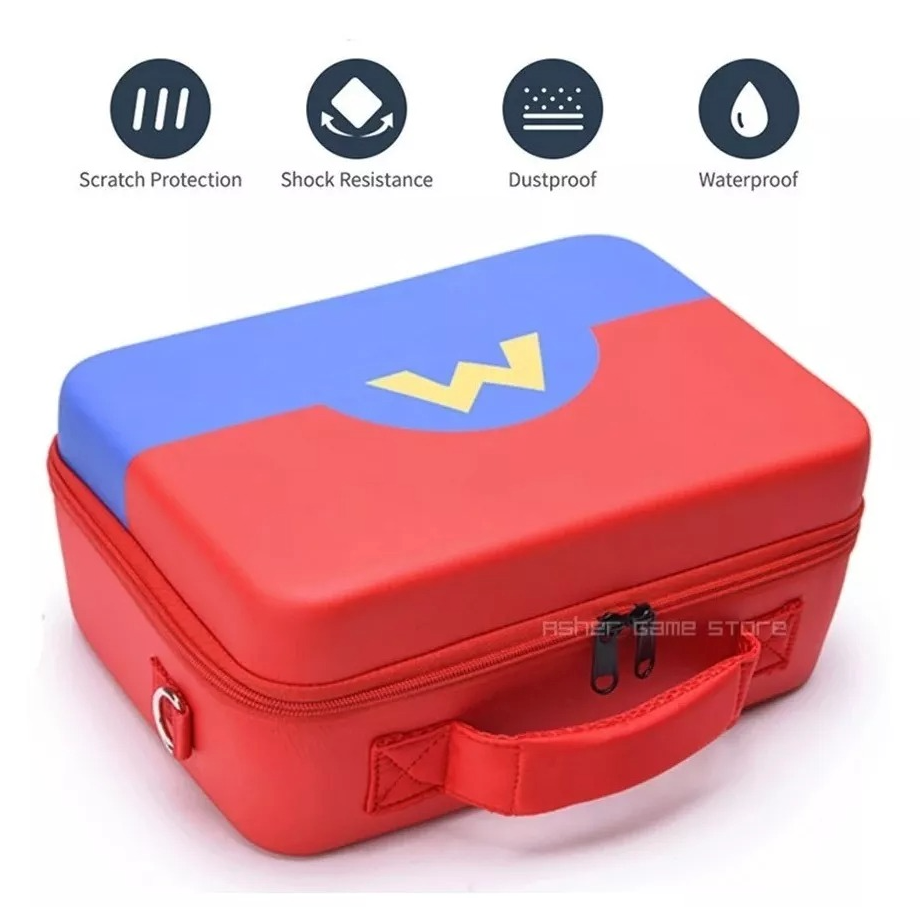Bolso Maleta Protector Para Nintendo Switch / Oled Con Correa Mario