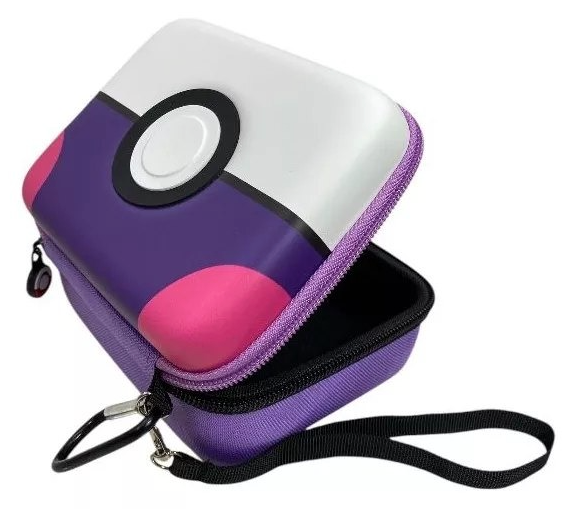 Bolso Estuche Protector Para Cartas Pokemon Morado