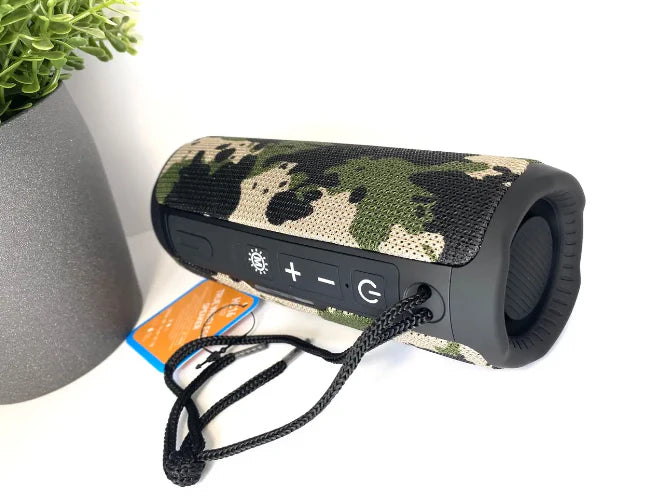 Parlante Bluetooth Hoco Hc16 Fm Tf Tws Verde Camuflado – imagen 2