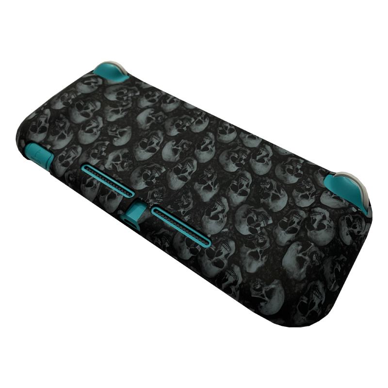 Carcasa Protectora Silicona Nintendo Switch Lite Calavera Negra – imagen 2