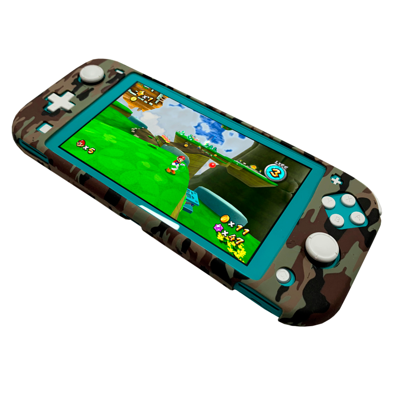 Carcasa Protectora Silicona Nintendo Switch Lite Camuflado