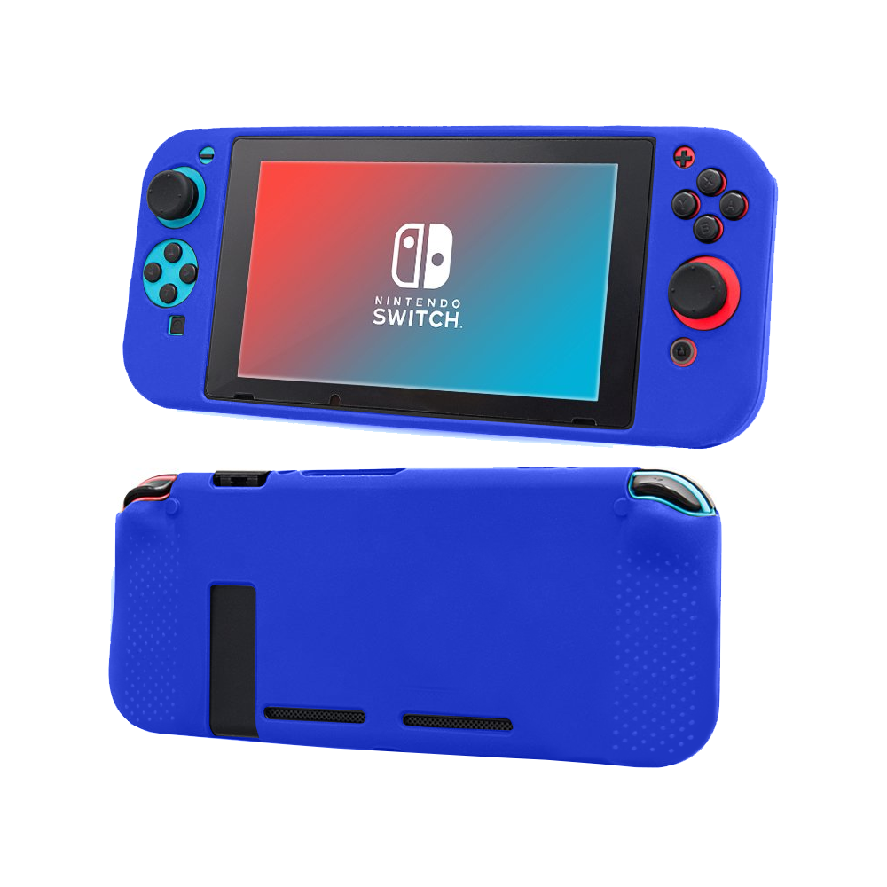 Carcasa Protectora Silicona Nintendo Switch Azul