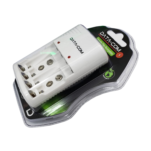 Cargador De Pilas Recargables Aa Aaa 9v Datacom – imagen 2