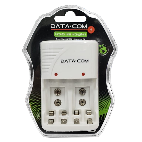 Cargador De Pilas Recargables Aa Aaa 9v Datacom