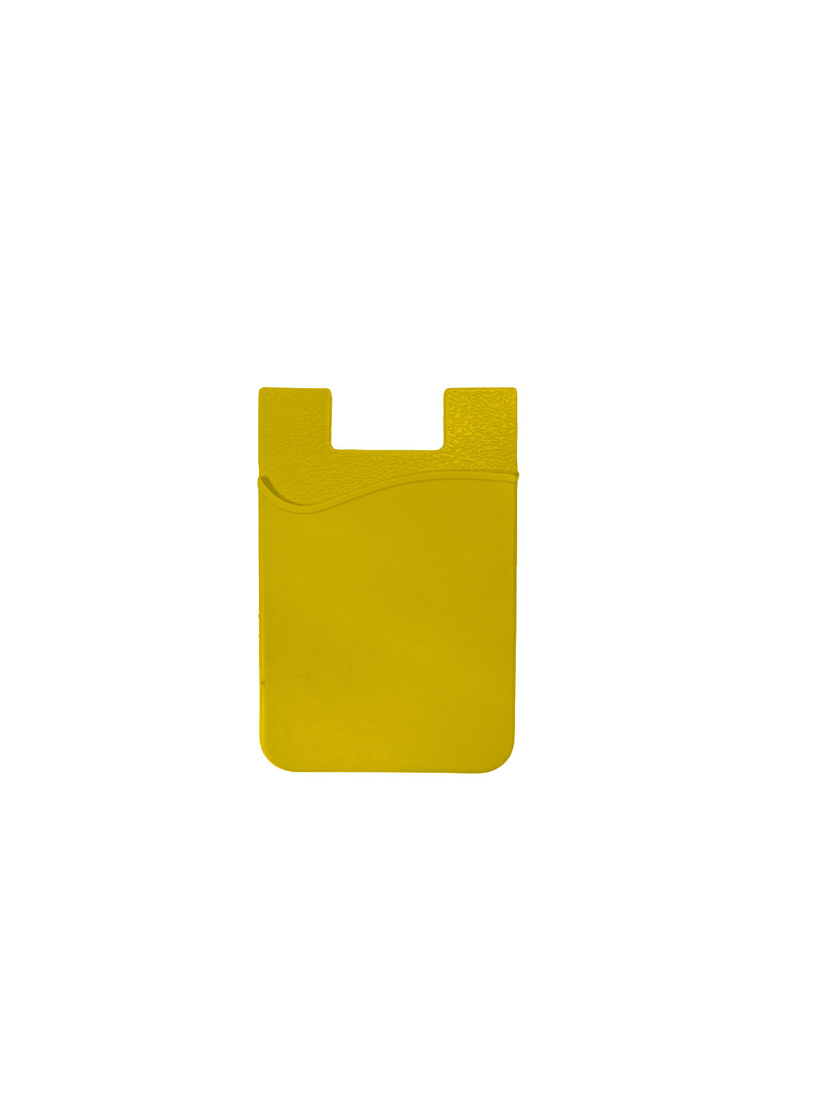 Tarjetero Universal Para Smartphone Ios y Android Amarillo