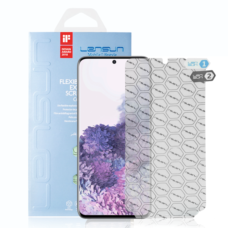 Samsung Galaxy S20 Lamina Nanotech Lensun Full Cover