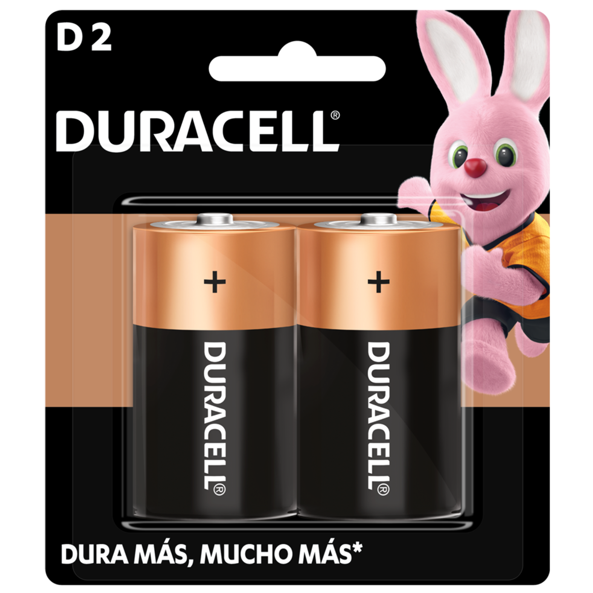 Pilas Alcalinas Duracell D 2 Unidades