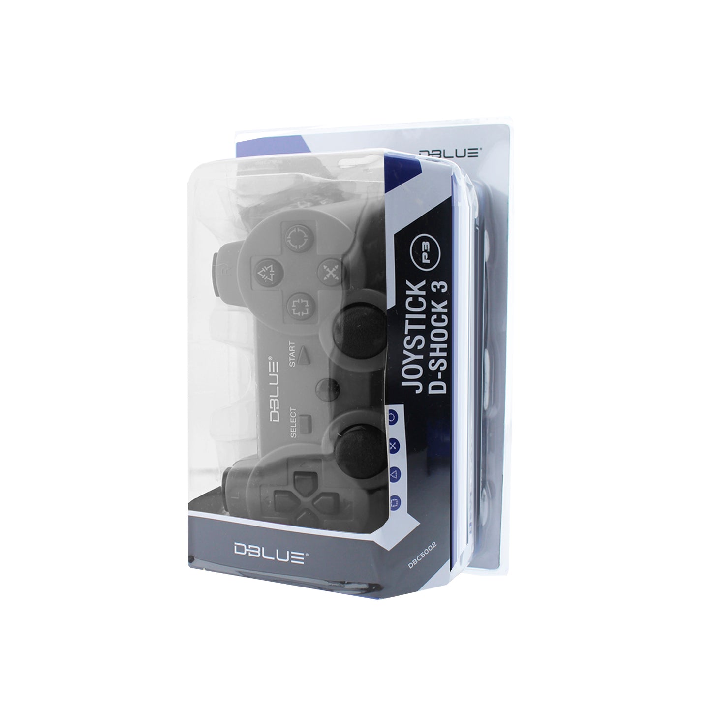 Control Mando Joystick Ps3 Dshock Dblue Blanco – imagen 2
