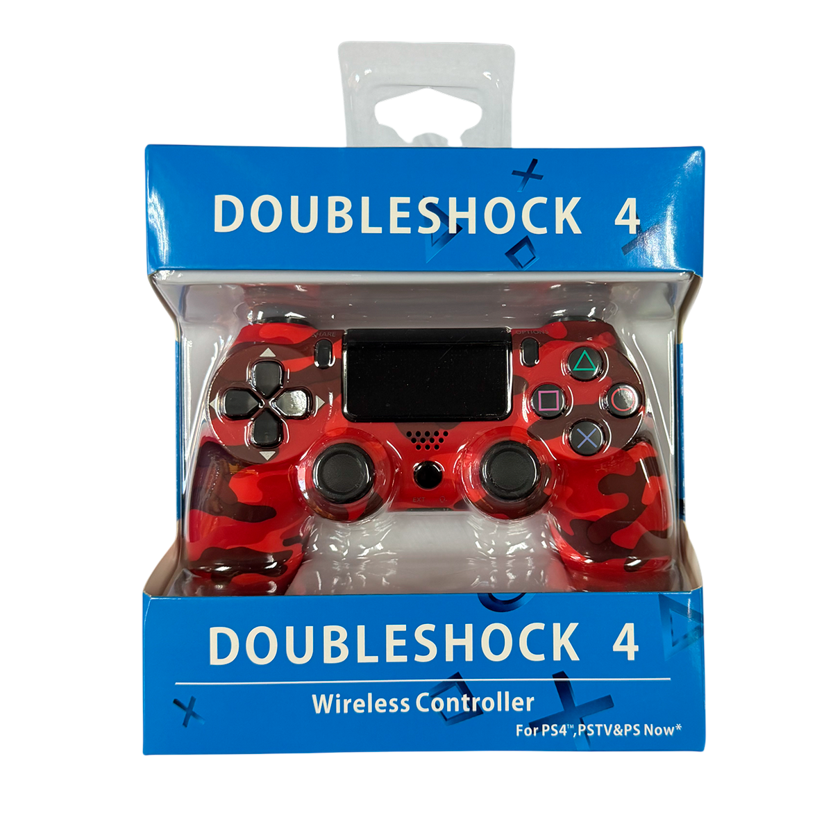 Control Joystick Inalámbrico Ps4 Doubleshock Camuflado Rojo – imagen 2