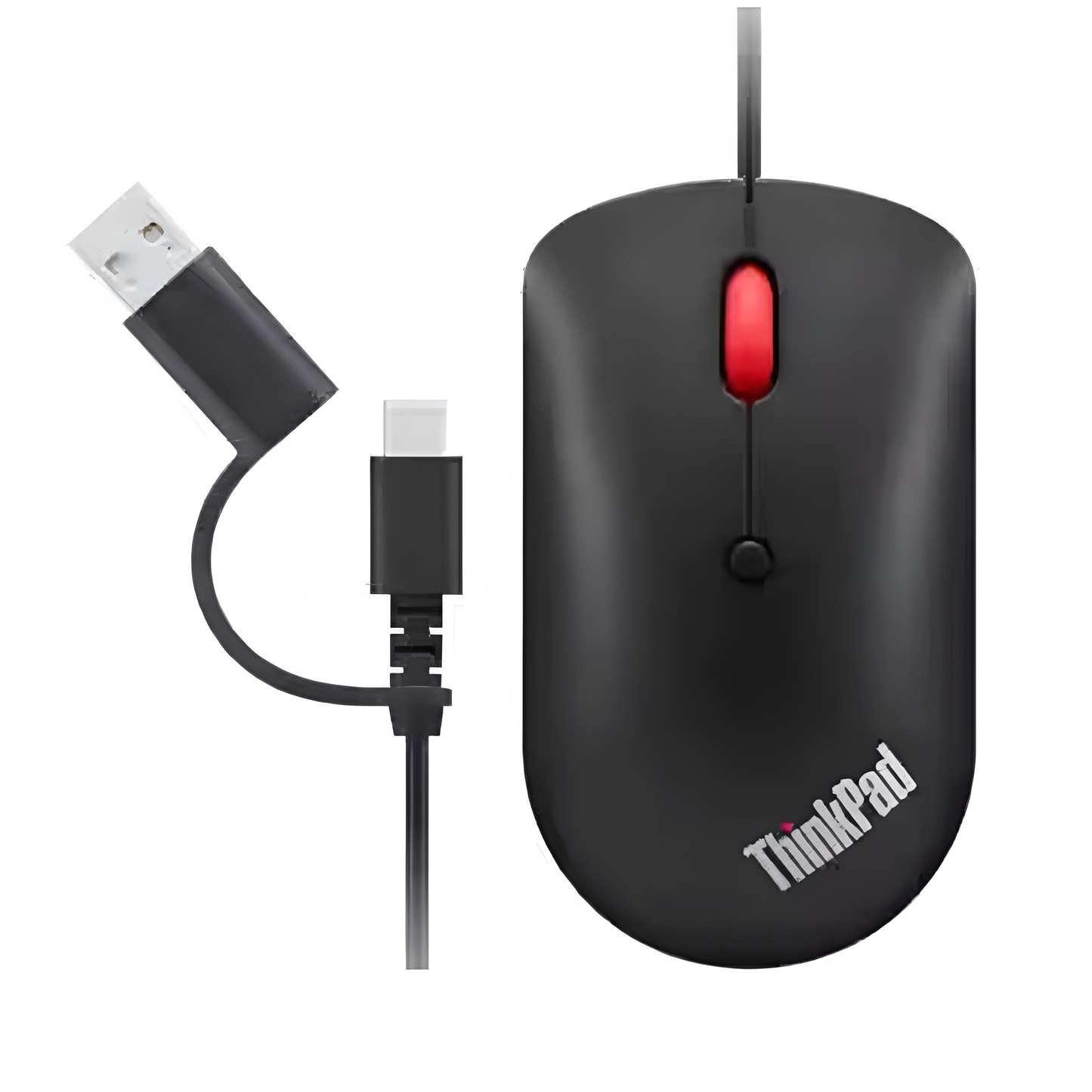 Mouse Lenovo Compact Thinkpad Dual Usb + Tipo C Negro