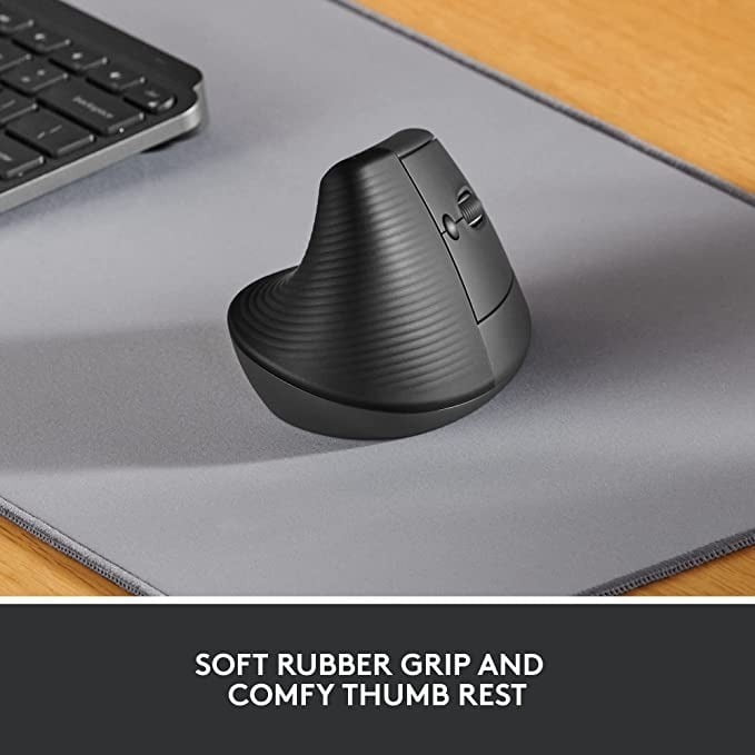 Mouse Bluetooth Logitech Ergonomic Lift Vertical Negro – imagen 5