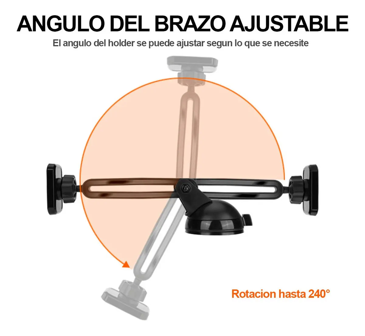 Soporte Yesido Holder C39 Magnético Para Celular Negro – imagen 2