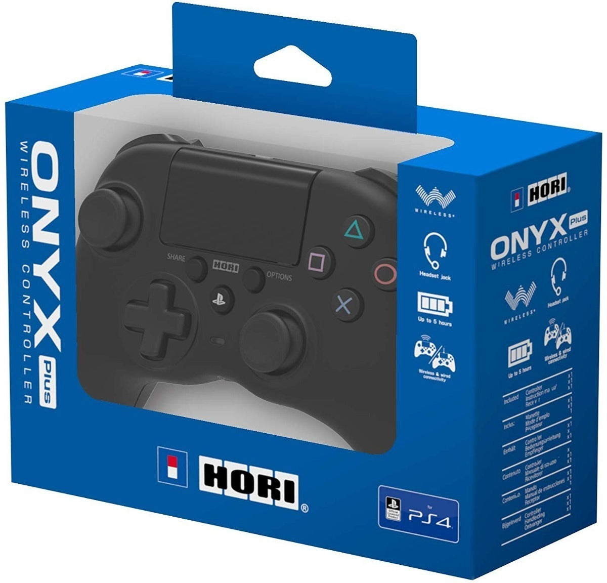 Control Ps4 Inalambrico Onyx Plus Hori Negro – imagen 2