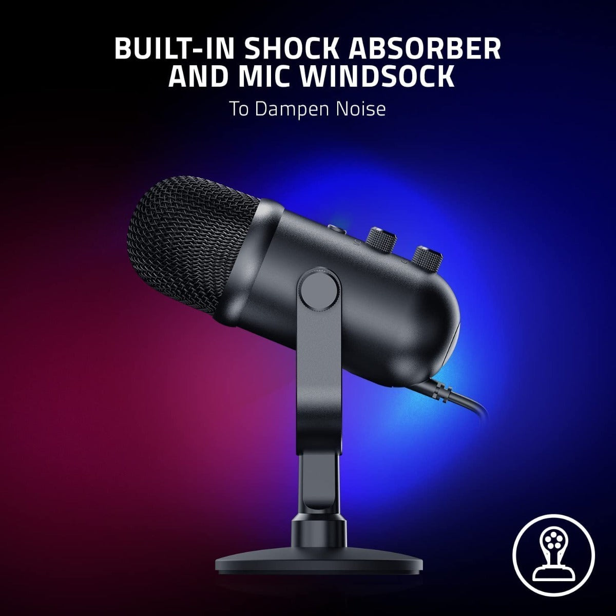Micrófono Streamer Razer Seiren V2 Pro Usb Profesional Mic Dinámico – imagen 5